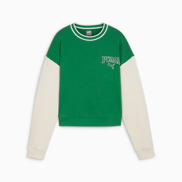 PUMA SQUAD Women's Sweatshirt, Archive Green, large-ZAF