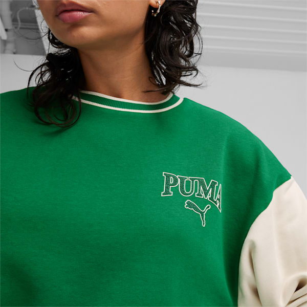 PUMA SQUAD Women's Sweatshirt, Archive Green, large-ZAF