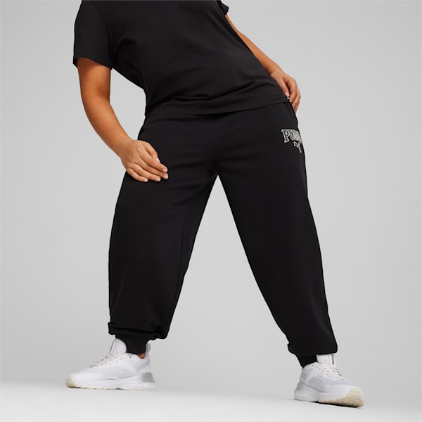 PUMA SQUAD Women's Track Pants, PUMA Black, large-ZAF