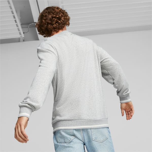 Buzo&nbsp;PUMA SQUAD Crew ADP, Light Gray Heather, large-ARG