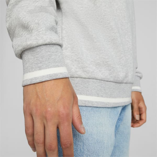 Buzo&nbsp;PUMA SQUAD Crew ADP, Light Gray Heather, large-ARG