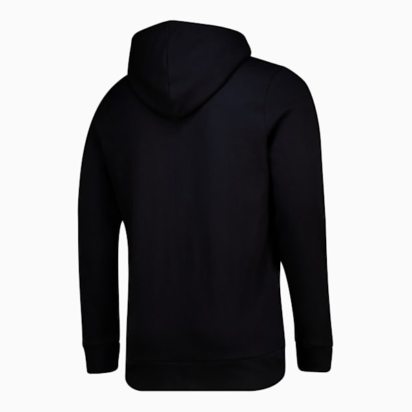 BETTER ESSENTIALS Zip Hoodie, PUMA Black, large-ZAF