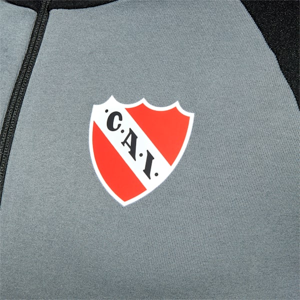 Campera con capucha CAI Casuals, Medium Gray Heather-PUMA Black, large-ARG