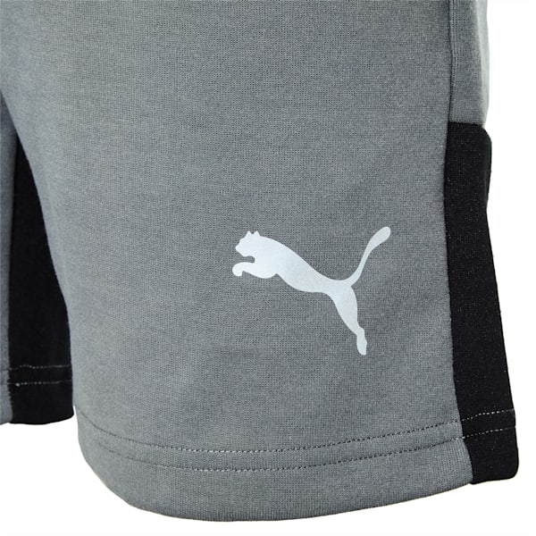Shorts CAI Casuals, Medium Gray Heather-PUMA Black, large-ARG