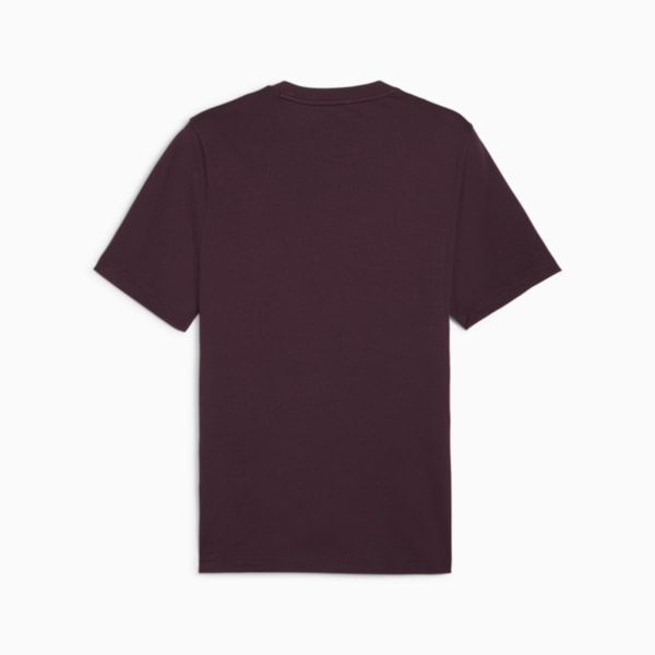 ESS+ Small Logo Men's Tee, Midnight Plum, large-ZAF