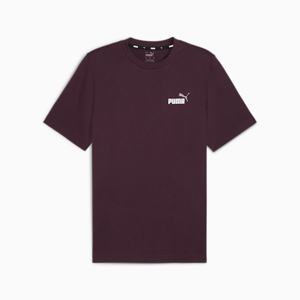 ESS+ Small Logo Men's Tee, Midnight Plum, large-ZAF