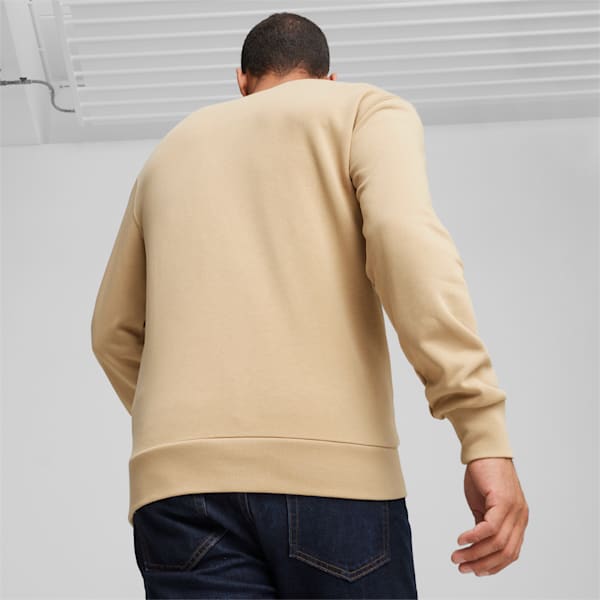 PUMA POWER Men's Graphic Sweatshirt, Prairie Tan, large-ZAF