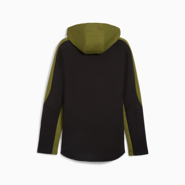 EVOSTRIPE Men's Hoodie, Olive Green, large-ZAF