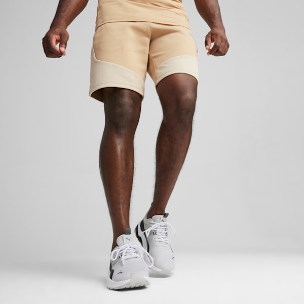 EVOSTRIPE Men's Shorts, Prairie Tan, large-ZAF