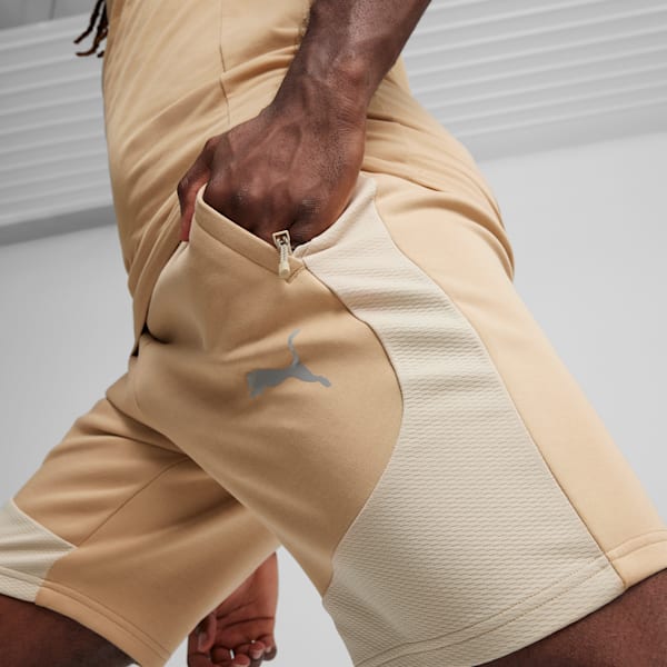 EVOSTRIPE Men's Shorts, Prairie Tan, large-ZAF