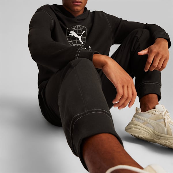 BETTER SPORTSWEAR Men's Sweatpants, PUMA Black, large-ZAF