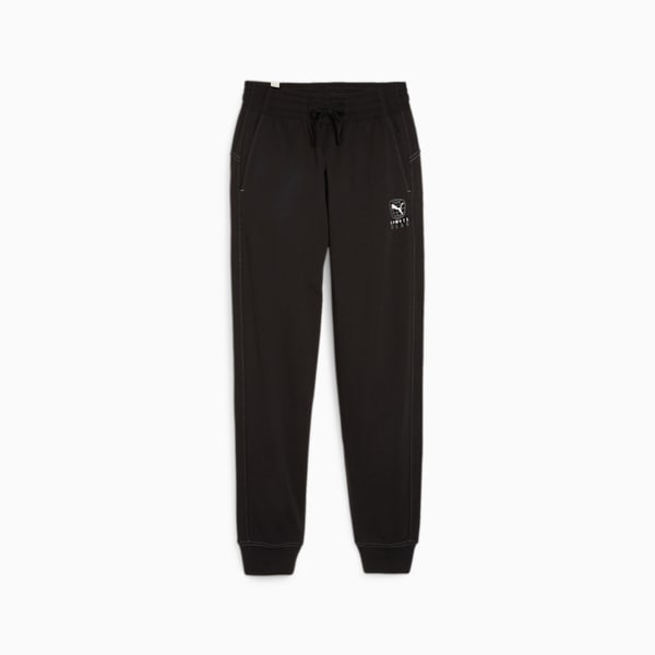 BETTER SPORTSWEAR Women's Sweatpants, PUMA Black, large-ZAF