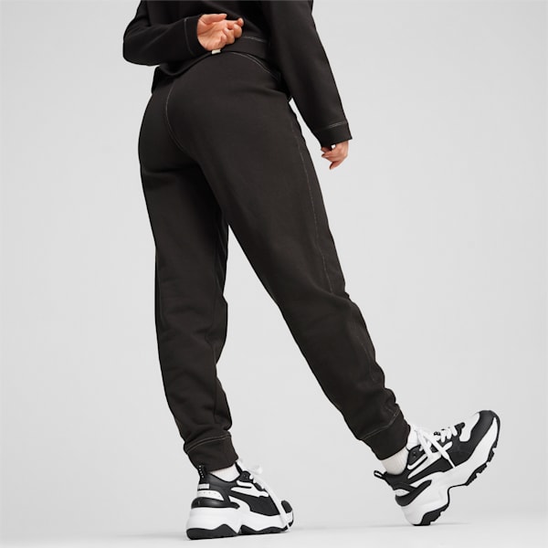 BETTER SPORTSWEAR Women's Sweatpants, PUMA Black, large-ZAF