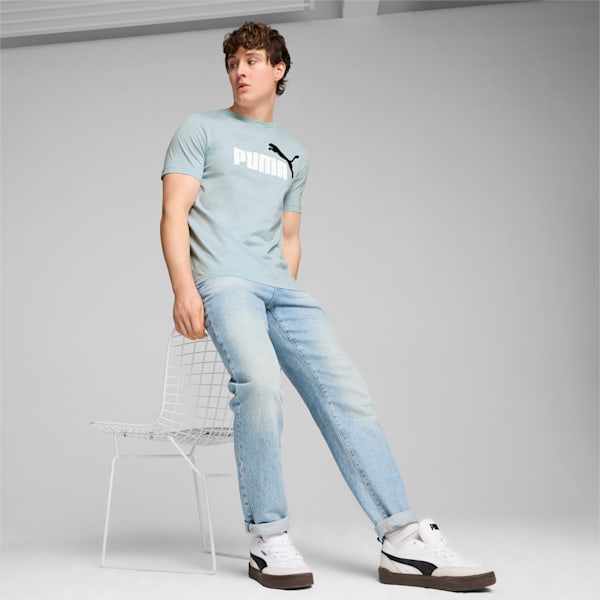 ESS+ Logo Men's Tee, Turquoise Surf, large-ZAF
