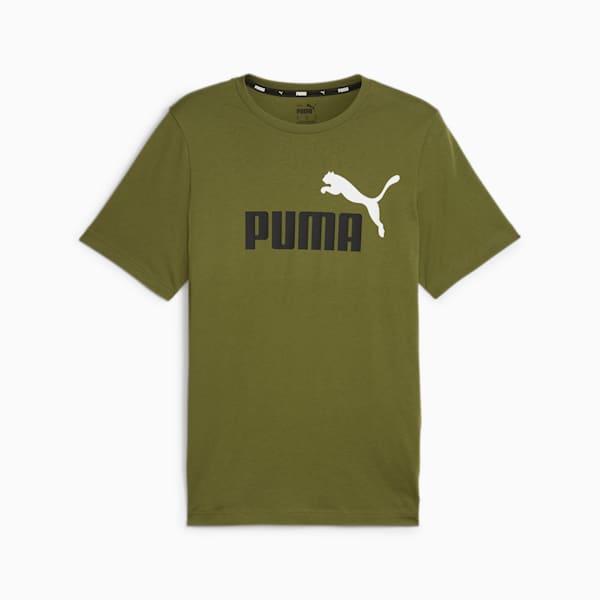 ESS+ Logo Men's Tee, Olive Green, large-ZAF