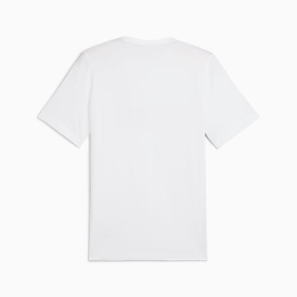 ESS+ Logo Men's Tee, PUMA White-Gray Skies, large-ZAF