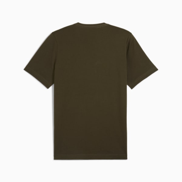 ESS+ Logo Men's Tee, Dark Olive, large-ZAF