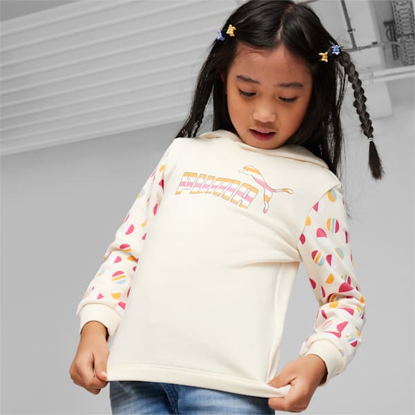 ESS+ SUMMER CAMP Kids' Hoodie, Sugared Almond, large-ZAF