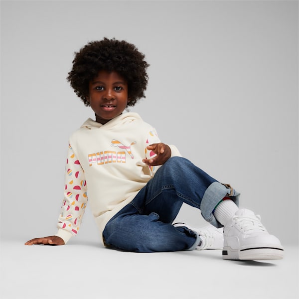 ESS+ SUMMER CAMP Kids' Hoodie, Sugared Almond, large-ZAF