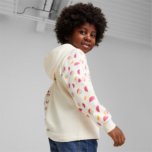 ESS+ SUMMER CAMP Kids' Hoodie, Sugared Almond, large-ZAF