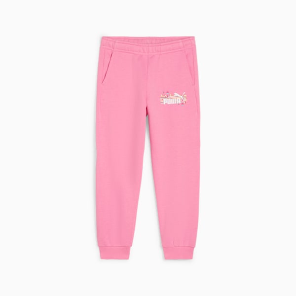 Essentials+ SUMMER CAMP Kids' Sweatpants, Fast Pink, large-ZAF