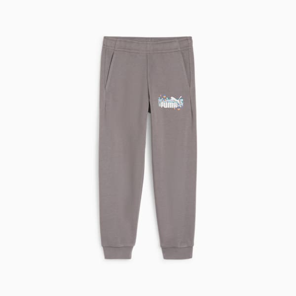 Essentials+ SUMMER CAMP Kids' Sweatpants, Cast Iron, large-ZAF