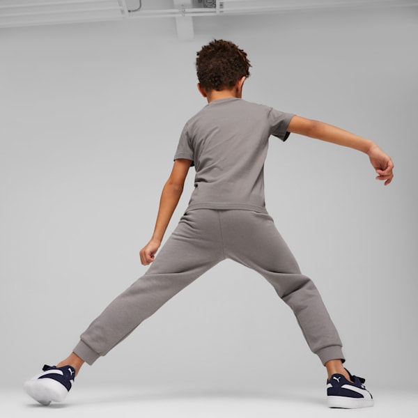Essentials+ SUMMER CAMP Kids' Sweatpants, Cast Iron, large-ZAF