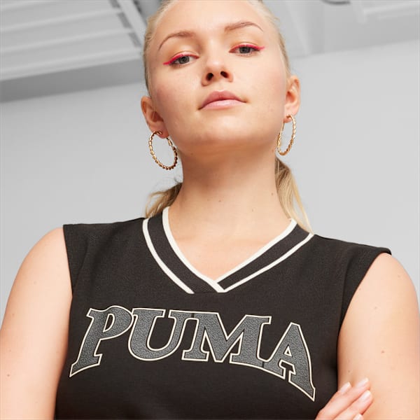 Vestido para mujer PUMA SQUAD, PUMA Black, large-MEX