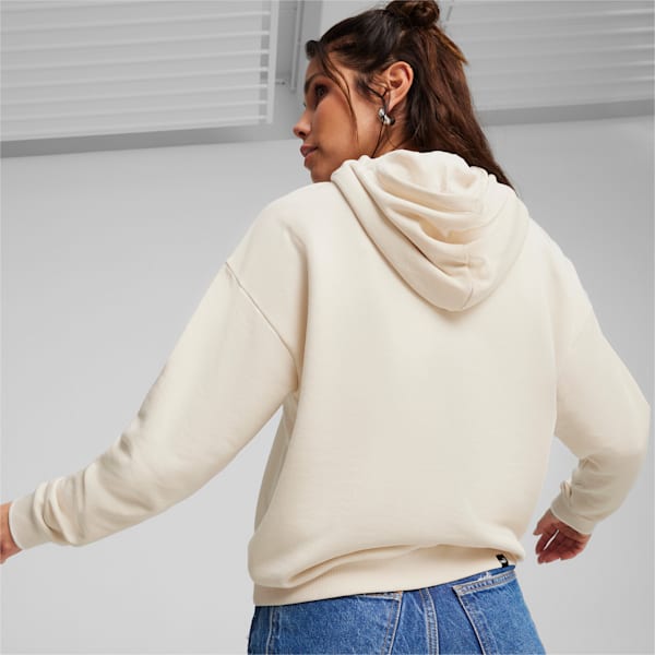 Buzo con capucha PUMA SQUAD para mujer, Alpine Snow, large-ARG