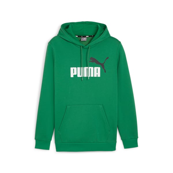 Buzo con capucha para hombre Essentials+ Two-Tone Big Logo, Archive Green, large-ARG