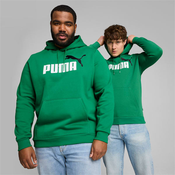 Buzo con capucha para hombre Essentials+ Two-Tone Big Logo, Archive Green, large-ARG