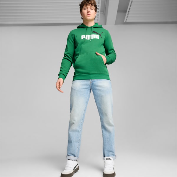 Buzo con capucha para hombre Essentials+ Two-Tone Big Logo, Archive Green, large-ARG