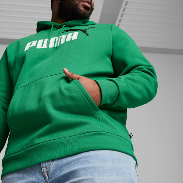 Buzo con capucha para hombre Essentials+ Two-Tone Big Logo, Archive Green, large-ARG