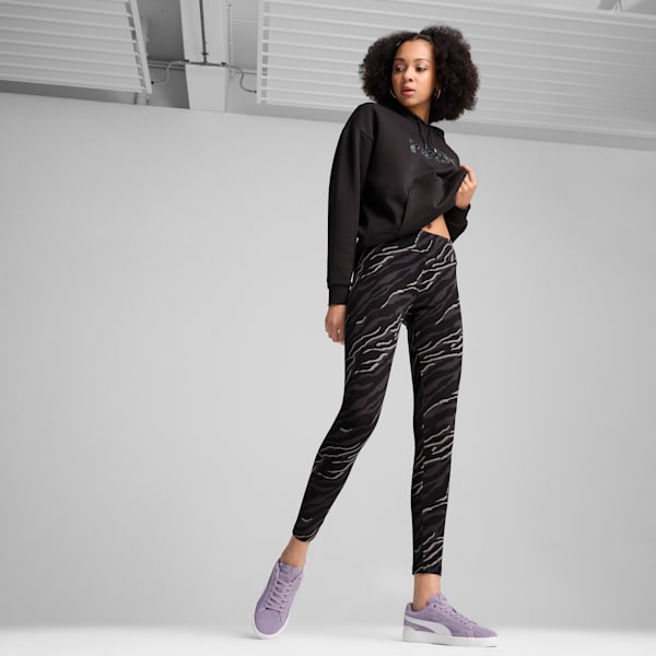 ESS+ ANIMAL Graphics Leggings Women, PUMA Black, large-ZAF