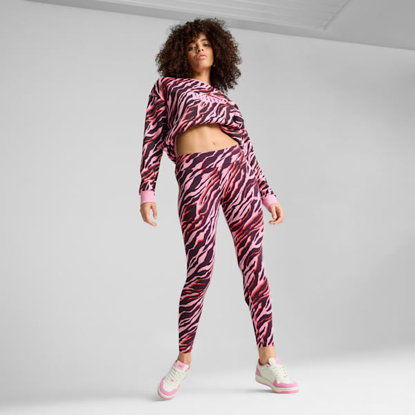 ESS+ ANIMAL Graphics Leggings Women, Mauved Out, large-ZAF