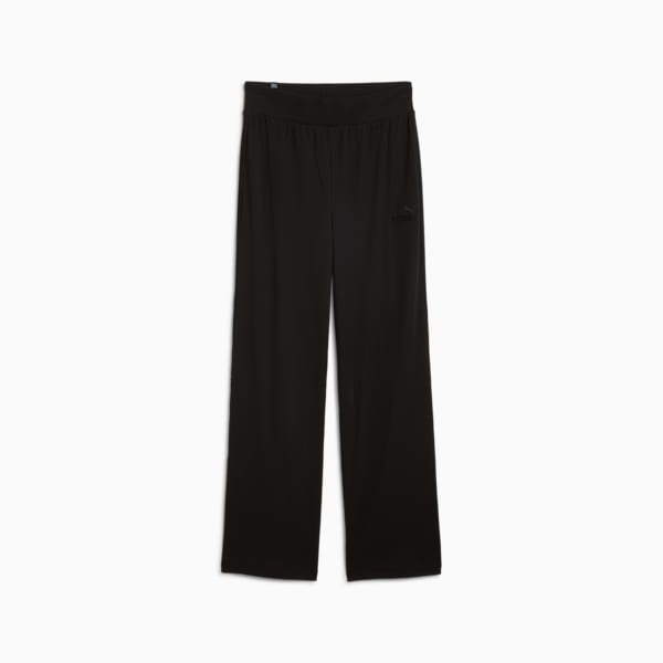 Pantalones rectos ESS ELEVATED para mujer, PUMA Black, large-ARG