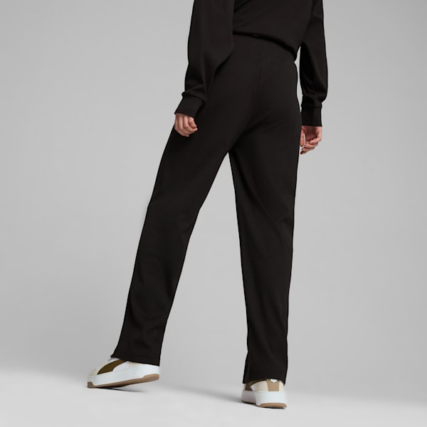 Pantalones rectos ESS ELEVATED para mujer, PUMA Black, large-ARG