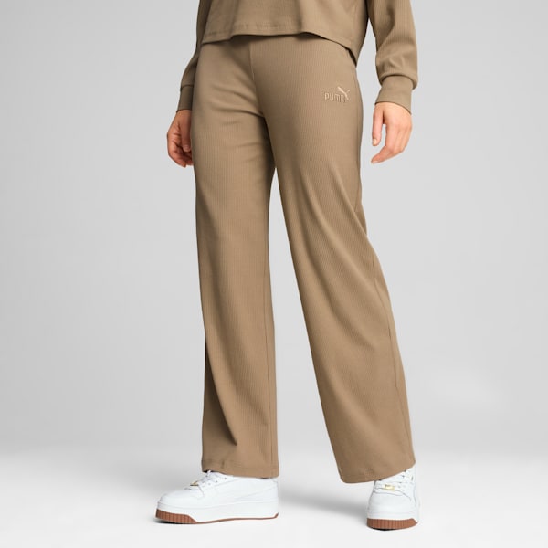 Pantalones rectos ESS ELEVATED para mujer, Oak Branch, large-ARG