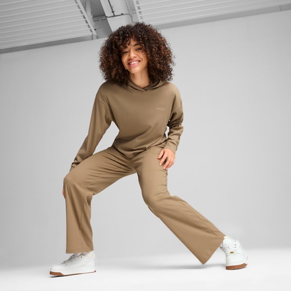 Pantalones rectos ESS ELEVATED para mujer, Oak Branch, large-ARG