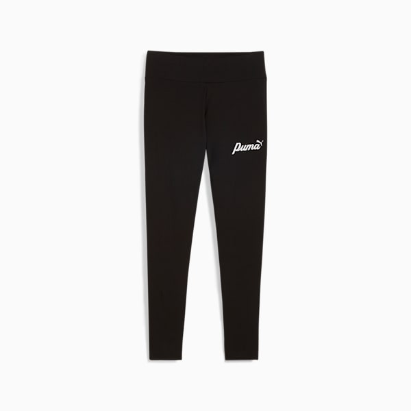 Leggings Mujer ESS+ Script, PUMA Black-gold foil, large-MEX