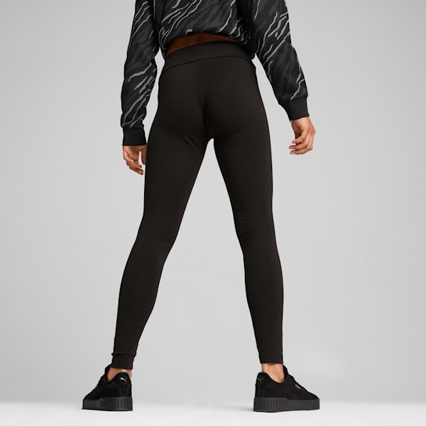 Leggings Mujer ESS+ Script, PUMA Black-gold foil, large-MEX