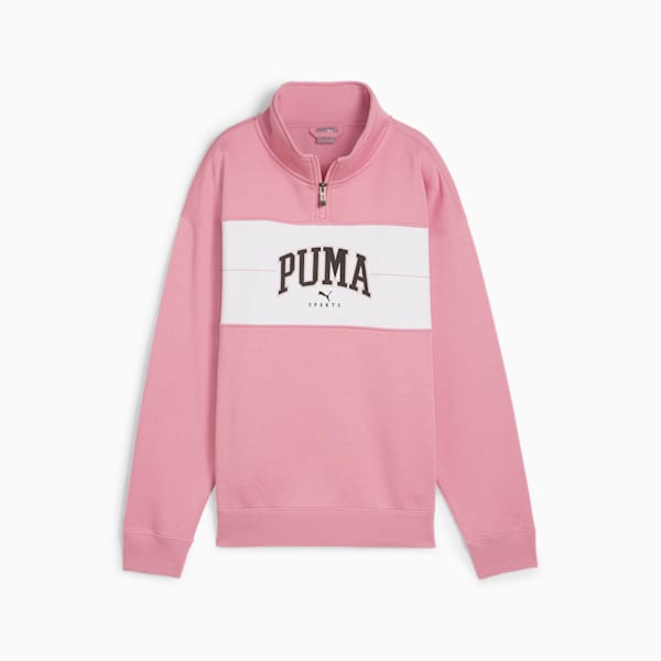 PUMA SQUAD Quarter-Zip Jersey Women, Mauved Out, large-ZAF