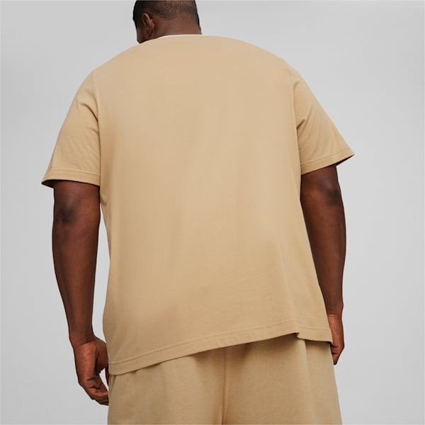 Remera estampada PUMA SQUAD para hombre, Prairie Tan, large-ARG