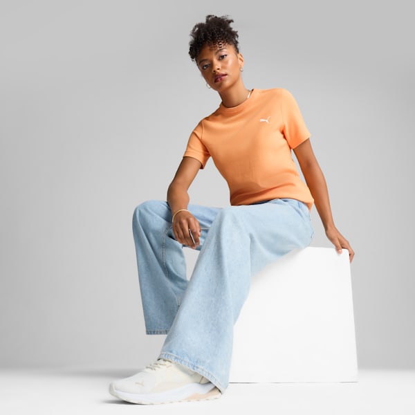 HER Tee Women, Bright Melon, large-ZAF