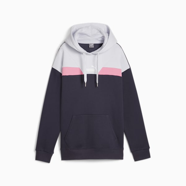 PUMA POWER Hoodie Women, Galactic Gray, large-ZAF