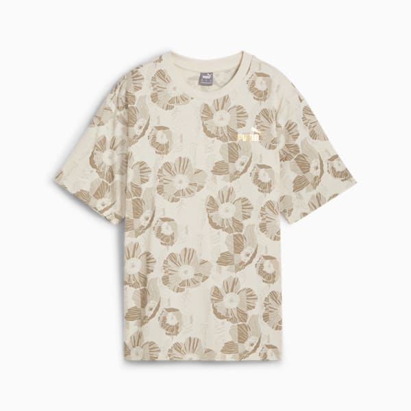 Remera con estampado integral ESS+ CLASS ACT para mujer, Alpine Snow, large-ARG