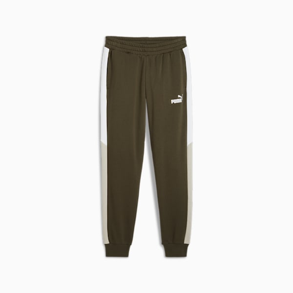 PUMA POWER Sweatpants Men, Dark Olive, large-ZAF
