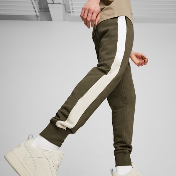PUMA POWER Sweatpants Men, Dark Olive, large-ZAF