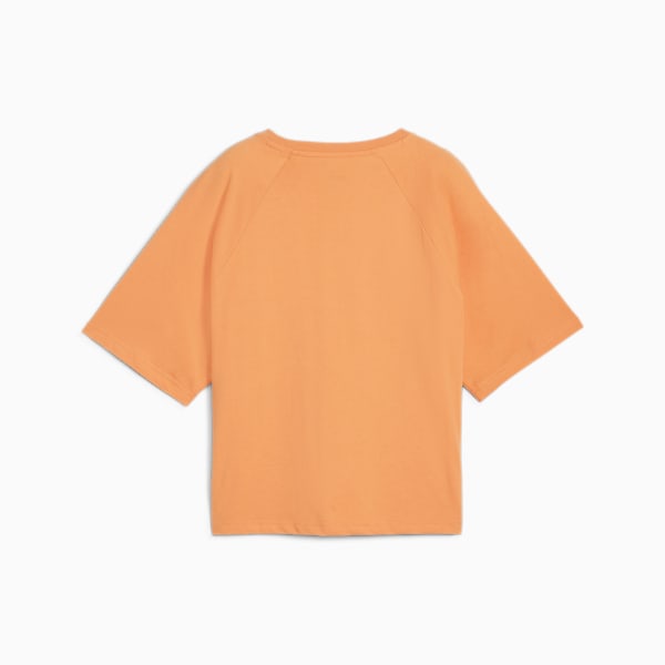 PUMA MOTION Relaxed Tee Women, Bright Melon, large-ZAF