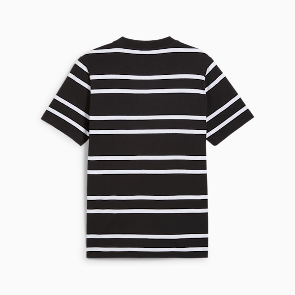 Remera rayada PUMA SQUAD para hombre, PUMA Black, large-ARG